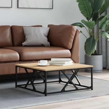 ARDEBO.de - Couchtisch Sonoma-Eiche 70x70x30 cm Holzwerkstoff