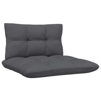 4-Sitzer-Gartensofa mit Anthrazit Kissen Massivholz Kiefer