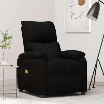 ARDEBO.de - Massagesessel Schwarz Stoff