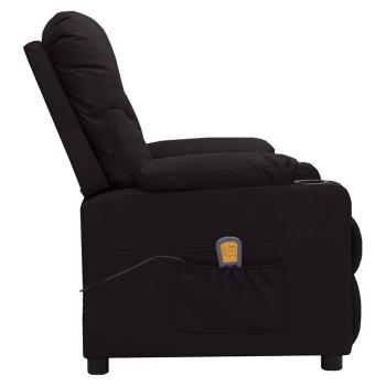 Massagesessel Schwarz Kunstleder