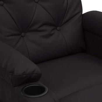 Massagesessel Schwarz Kunstleder