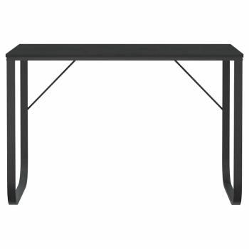 Computertisch Schwarz 110x60x73 cm Holzwerkstoff