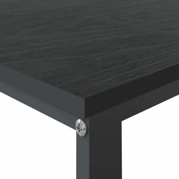 Computertisch Schwarz 110x60x73 cm Holzwerkstoff