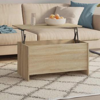 ARDEBO.de - Couchtisch Sonoma-Eiche 102x55,5x52,5 cm Holzwerkstoff