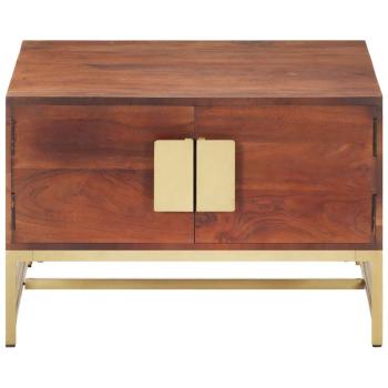 Couchtisch Honigbraun 67x67x45 cm Akazie Massivholz