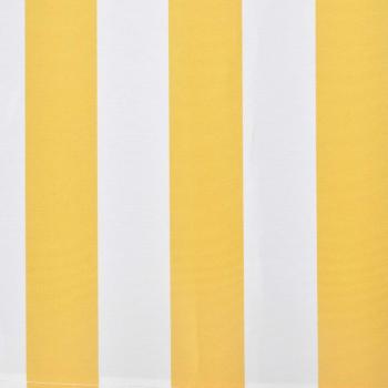 Gelenkarmmarkise Handbetrieben 300 cm Gelb/Weiß
