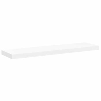 Schweberegale 4 Stk. Weiß 90x23,5x3,8 cm MDF