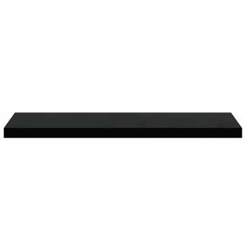 Schweberegal Schwarz 90x23,5x3,8 cm MDF