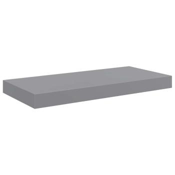Schweberegal Grau 50x23,5x3,8 cm MDF
