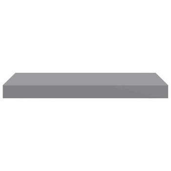 Schweberegal Grau 50x23,5x3,8 cm MDF