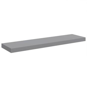 Schweberegal Grau 90x23,5x3,8 cm MDF