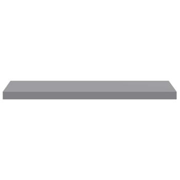 Schweberegal Grau 90x23,5x3,8 cm MDF
