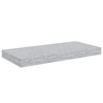 Schweberegale 4 Stk. Betongrau 50x23,5x3,8 cm MDF