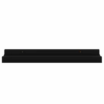 Wandregale 4 Stk. Schwarz 40x9x3 cm