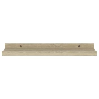 Wandregale 4 Stk. Sonoma-Eiche 40x9x3 cm