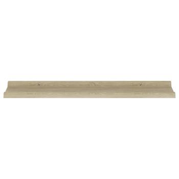 Wandregale 4 Stk. Sonoma-Eiche 80x9x3 cm