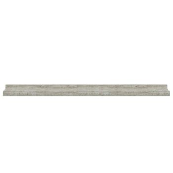 Wandregale 2 Stk. Betongrau 80x9x3 cm