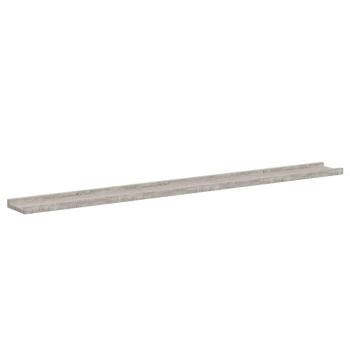 Wandregale 2 Stk. Betongrau 115x9x3 cm