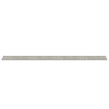 Wandregale 2 Stk. Betongrau 115x9x3 cm