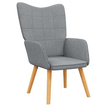 Relaxsessel Hellgrau Stoff
