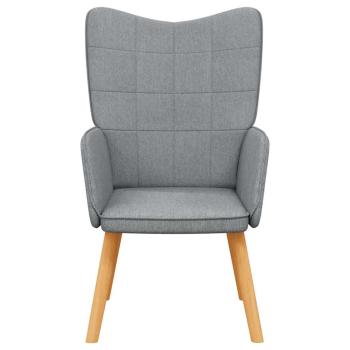 Relaxsessel Hellgrau Stoff