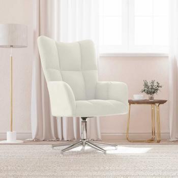 ARDEBO.de - Relaxsessel Cremeweiß Samt
