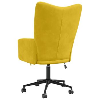 Relaxsessel Senfgelb Samt