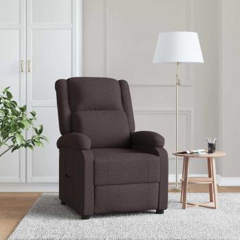 ARDEBO.de - Relaxsessel Dunkelbraun Stoff