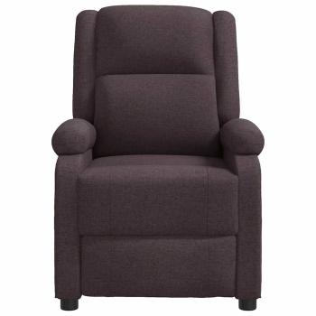 Relaxsessel Dunkelbraun Stoff