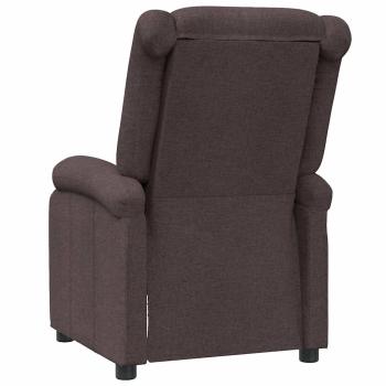 Relaxsessel Dunkelbraun Stoff
