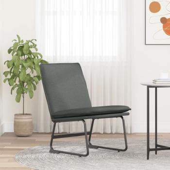 ARDEBO.de - Loungesessel Dunkelgrau 52x75x76 cm Stoff