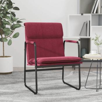 ARDEBO.de - Loungesessel Weinrot 55x64x80 cm Stoff
