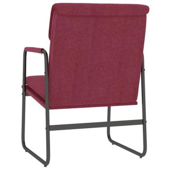 Loungesessel Weinrot 55x64x80 cm Stoff