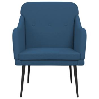 Sessel Blau 63x76x80 cm Stoff