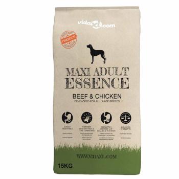 Trockenfutter Hunde Maxi Adult Essence Beef&Chicken (2 x 15 kg)