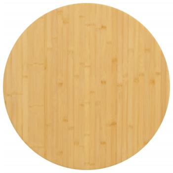 ARDEBO.de - Tischplatte Ø60x1,5 cm Bambus