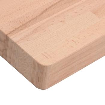 Tischplatte 60x60x4 cm Quadratisch Massivholz Buche