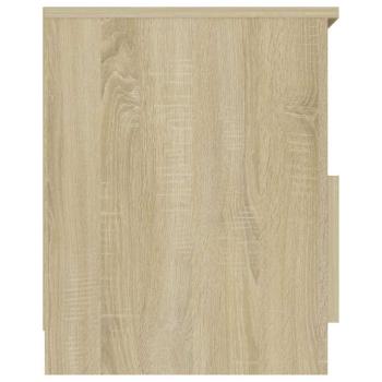 Nachttische 2 Stk. Sonoma-Eiche 40x40x50 cm Holzwerkstoff
