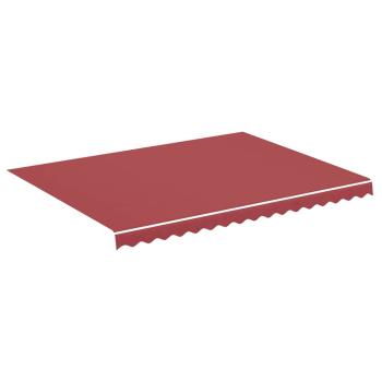 Ersatzstoff für Markise Burgunderrot 400x300 cm Polyester