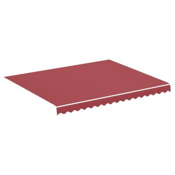 Ersatzstoff für Markise Burgunderrot 300x250 cm Polyester