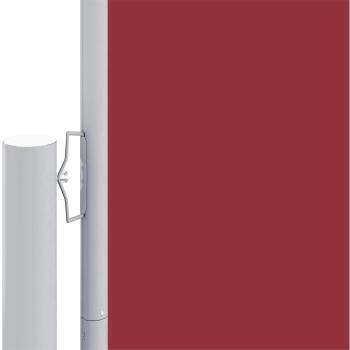 Seitenmarkise Ausziehbar Rot 160x1000 cm