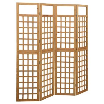 ARDEBO.de - Spalier/Paravent 4-teilig Massivholz Tanne 161x180 cm