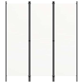 ARDEBO.de - 3-tlg. Raumteiler Wei? 150x180 cm