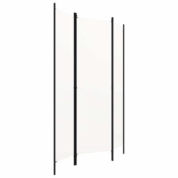 3-tlg. Raumteiler Wei? 150x180 cm