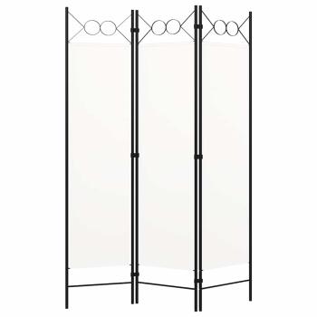 ARDEBO.de - 3-tlg. Raumteiler Weiß 120×180 cm