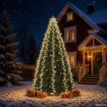 ARDEBO.de - Weihnachtsbaum-Beleuchtung 500 LEDs Kaltweiß 500 cm