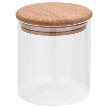 Vorratsgläser mit Bambusdeckel 10 Stk. 600 ml