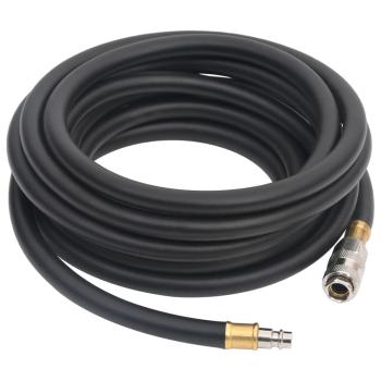 Hybrid-Luftschlauch Schwarz 0,6" 2 m Gummi und PVC