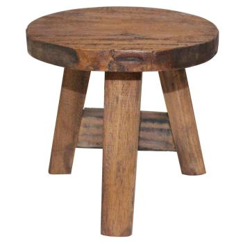 ARDEBO.de - Sitzhocker Massives Mahagoniholz