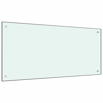 ARDEBO.de - Küchenrückwand Milchweiß 100x50 cm Hartglas